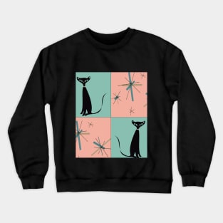 North Star MCM Cat Art Crewneck Sweatshirt